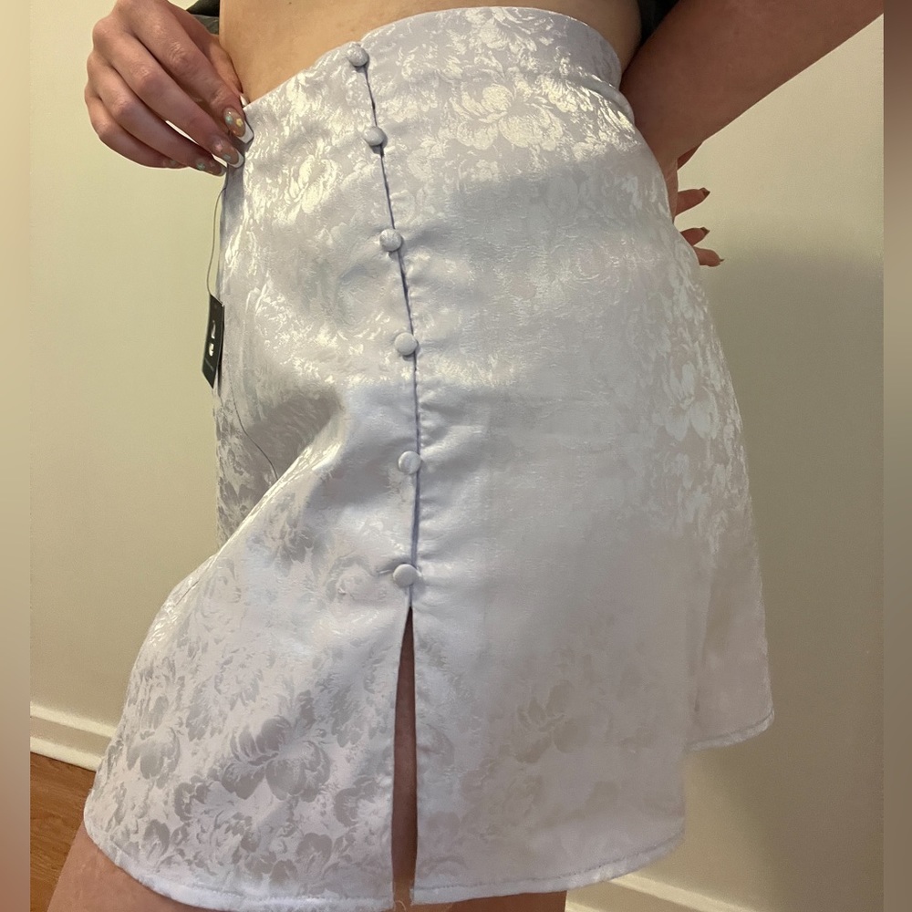 Garage Satin Mini Skirt NWT